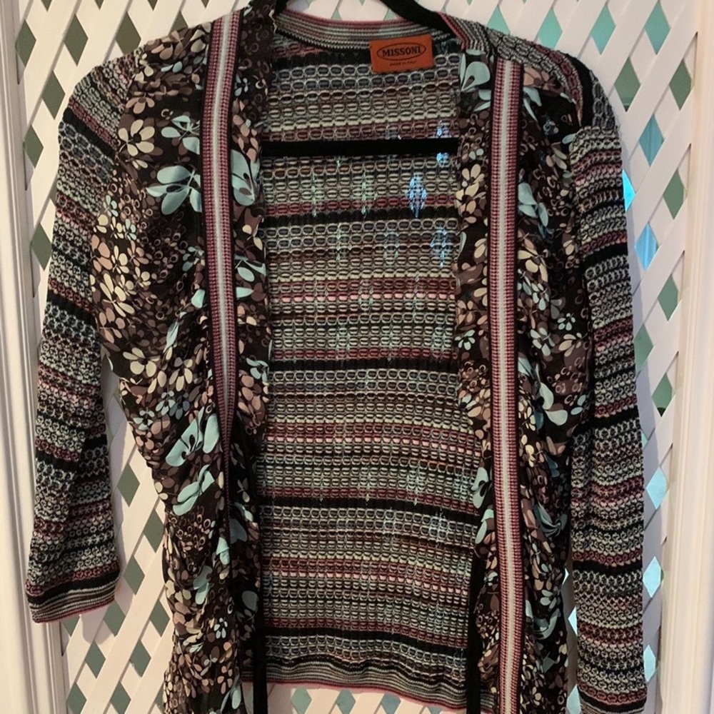 Missoni printed knit cardigan